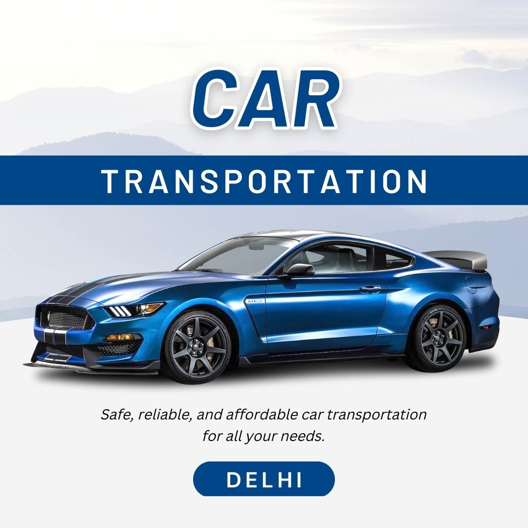 Image of a high-quality car carrier in Delhi: High-quality car carrier used by Max Logistic Packers Movers for safe car transport in Delhi
