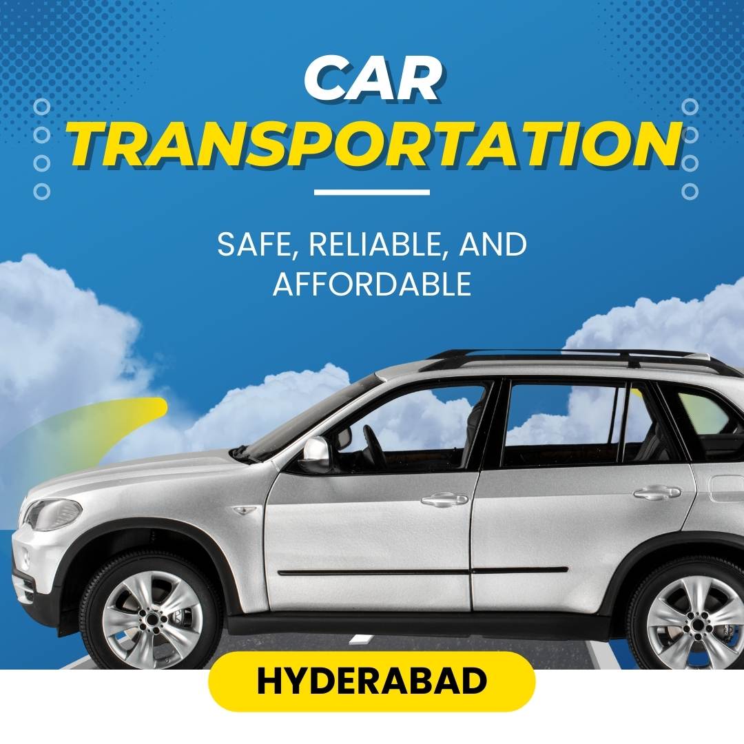 Image of a high-quality car carrier in Hyderabad: High-quality car carrier used by Max Logistic Packers Movers for safe car transport in Hyderabad