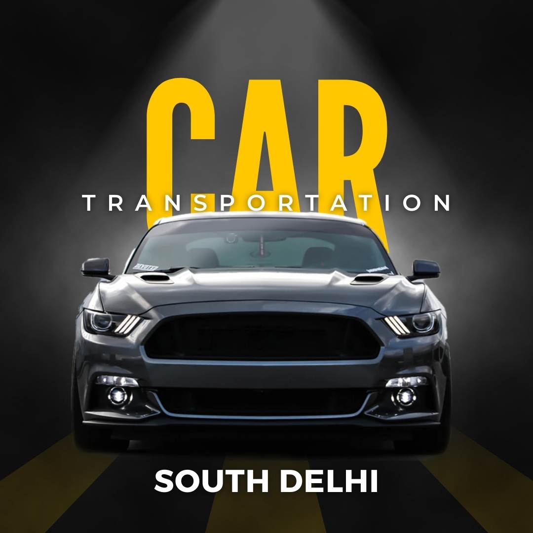 Image of a high-quality car carrier in South Delhi: High-quality car carrier used by Max Logistic Packers Movers for safe car transport in South Delhi