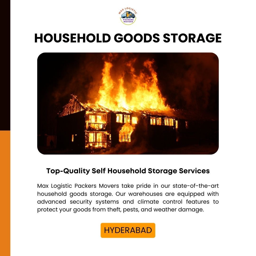 Household Goods Storage Services in Hyderabad Charges