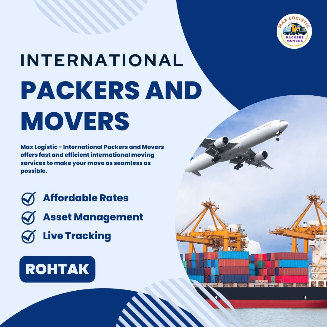 International Packers and Movers in Rohtak have strict quality standards that are regularly reviewed and adhered to in order to ensure the most efficient 