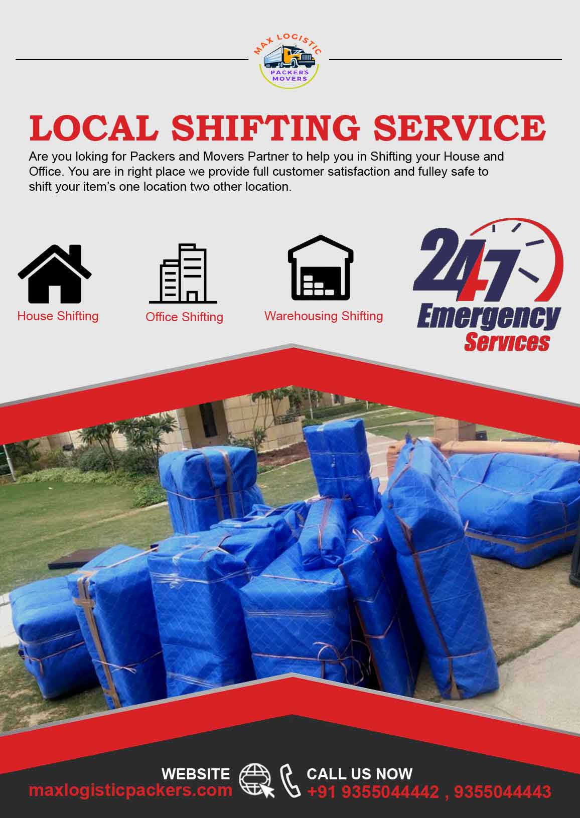 Local Shifting Services | Max Logistic Packers Movers